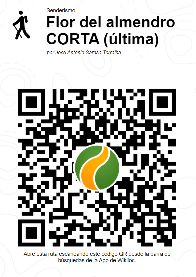 QR FLOR DEL ALMENDRO - CAMINATA CORTA