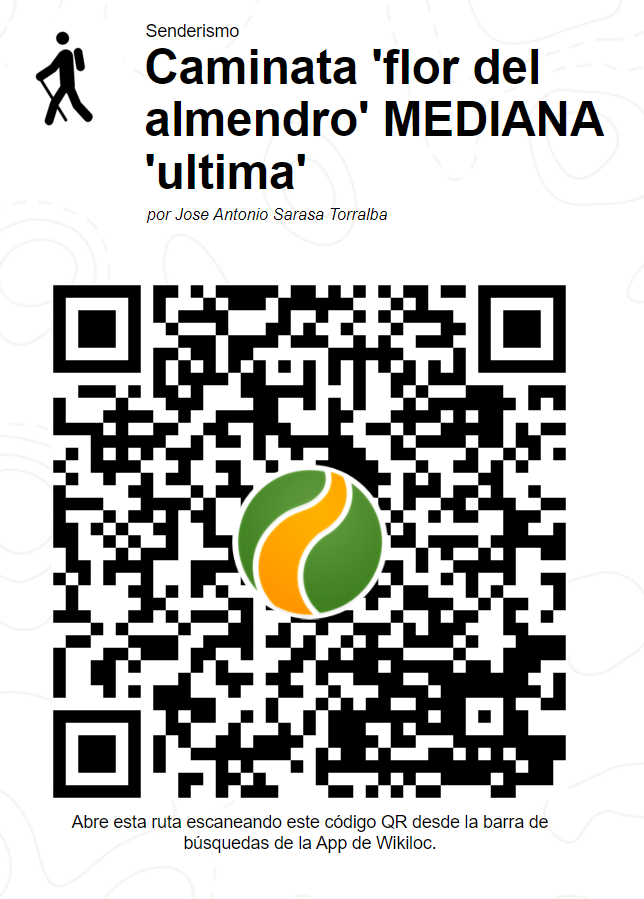 QR FLOR DEL ALMENDRO - CAMINATA MEDIANA